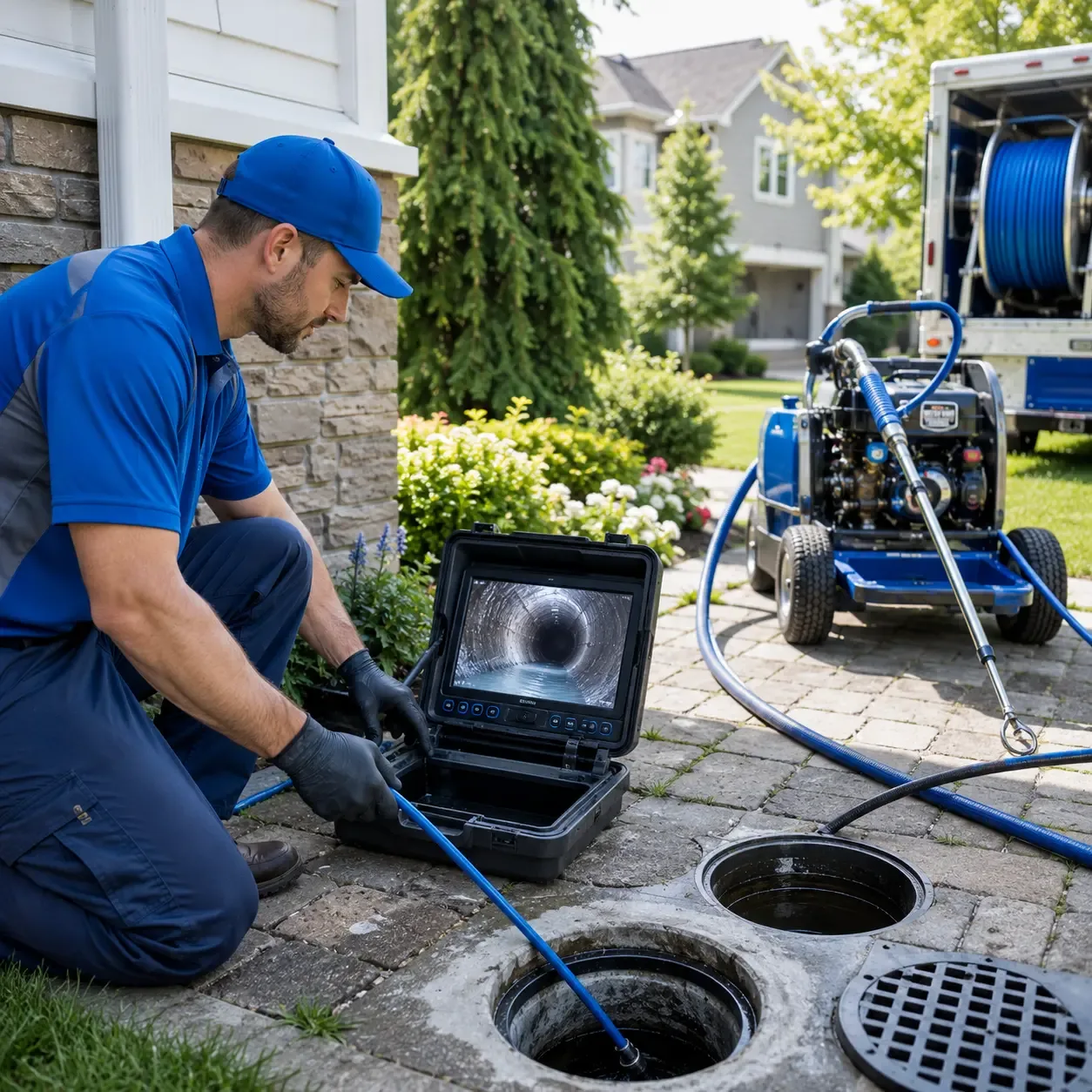 Outdoor drain cleaning professionals serving West Newton, PA