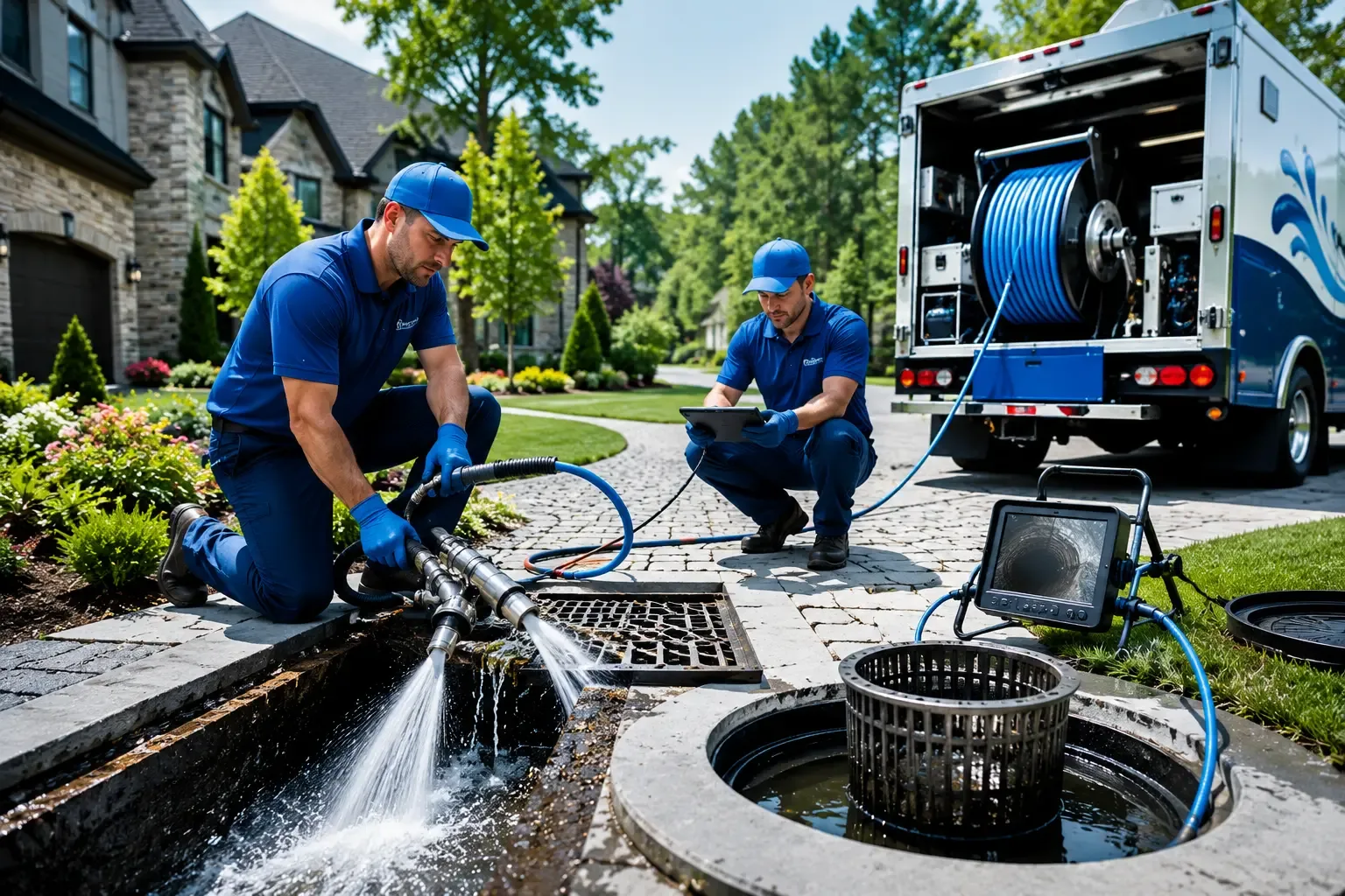 Local outdoor drain cleaning professionals in West Newton, PA